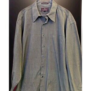 John W Nordstrom 17 - 33 Long Sleeve Brown Relaxed Classic Dress Shirt